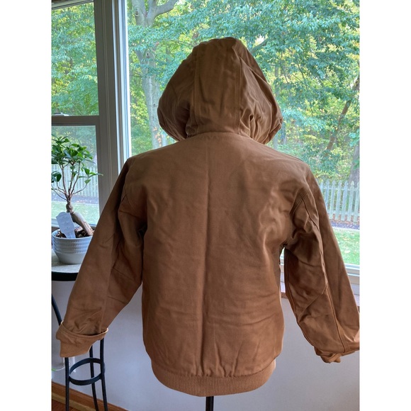 CARHARTT YOUTH BOYS' FLANNEL QUILT LINED ACTIVE JACKET (CHILD/YOUTH) - Picture 5 of 7